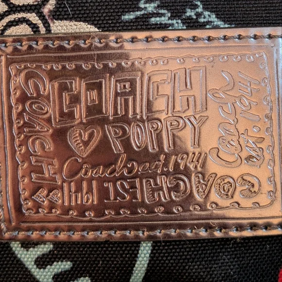 Coach Black and Red Graphic Crossbody Bag - Picture 7 of 9